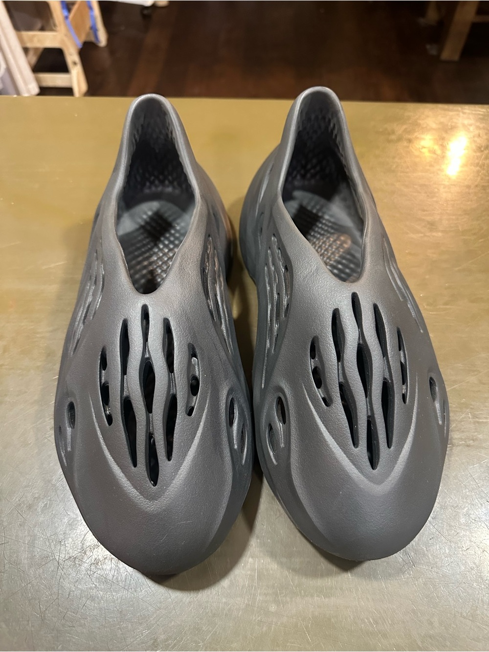 Yeezy Foam Runner Slip-On Loafers in Gray